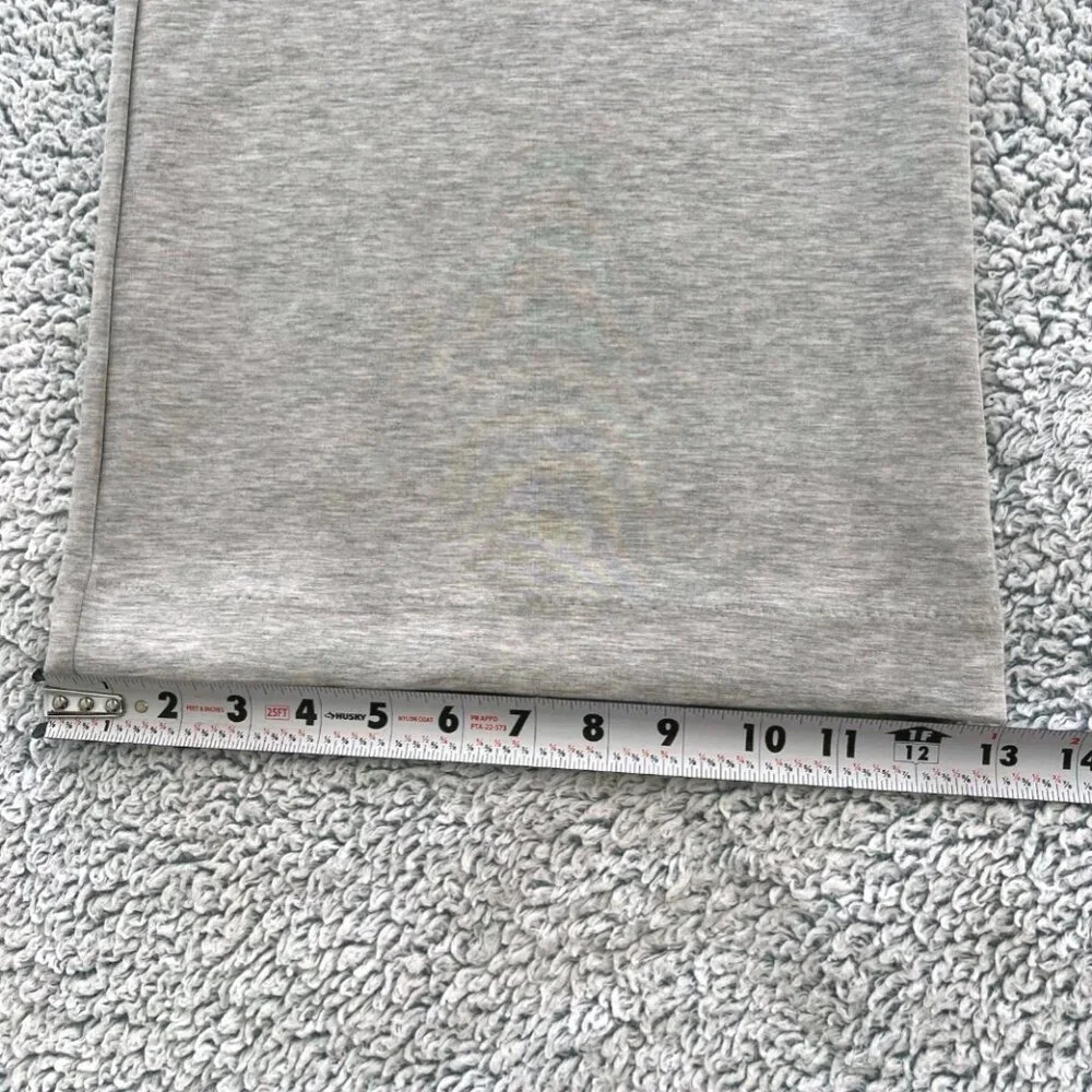 SPANX Air Essentials Jumpsuit Women's XL Wide Leg Half Zip Light Gray NEW - Picture 13 of 13